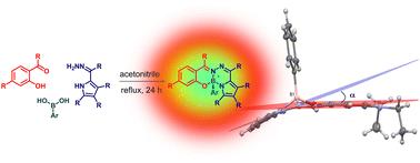Multicomponent synthesis of stereogenic-at-boron fluorophores (BOSPYR) from boronic acids, salicylaldehydes, and 2-formylpyrrole hydrazones†
