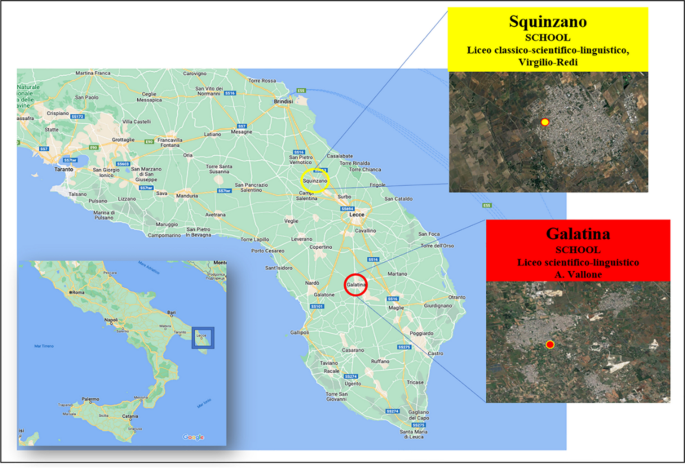 Outdoor trends and indoor investigations of volatile organic compounds in two high schools of southern Italy