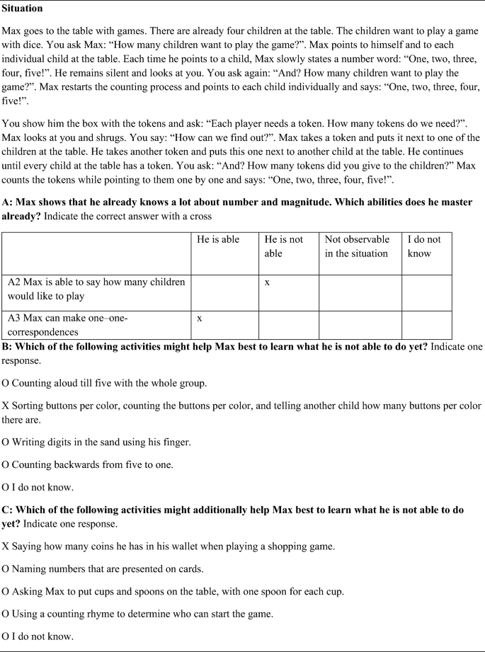 Preschool teachers’ mathematical questions during shared picture book reading