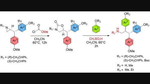 Synthesis of diverse aryl-substituted amino propanes