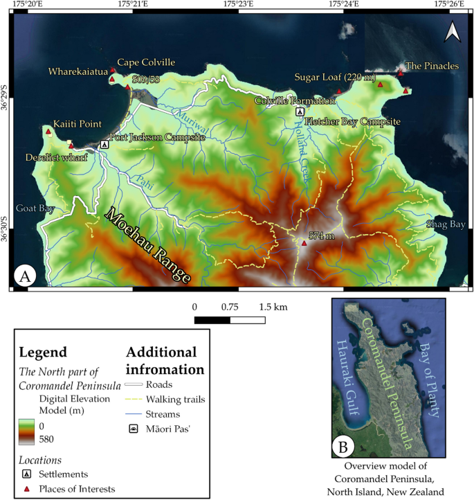 Geosite Recognition Based on Qualitative-Quantitative Assessment in the Light of Core Geological Features of a Mio-Pliocene Volcanic Arc Setting of the Coromandel Peninsula, New Zealand