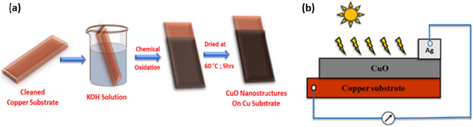 Photoconductivity in self-assembled CuO thin films