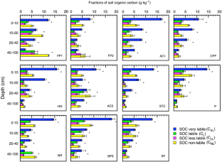 Agroforestry systems affect soil organic carbon stocks and fractions in deforested landscapes of Amazonia