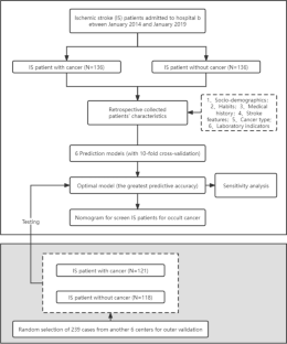 Cancer screening in hospitalized ischemic stroke patients: a multicenter study focused on multiparametric analysis to improve management of occult cancers