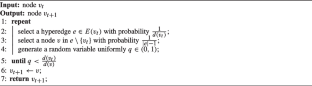 Sampling hypergraphs via joint unbiased random walk