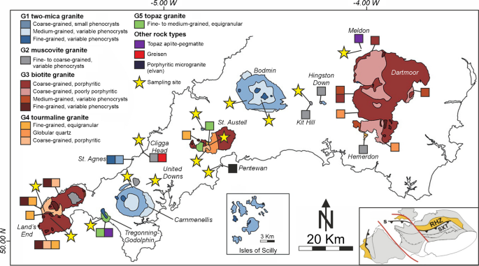 Influence of magmatic and magmatic-hydrothermal processes on the lithium endowment of micas in the Cornubian Batholith (SW England)