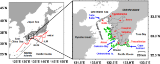 Simulated connectivity of crown-of-thorns starfish around Ashizuri-Uwakai National Park (western Japan) based on a high-resolution hydrodynamic modeling