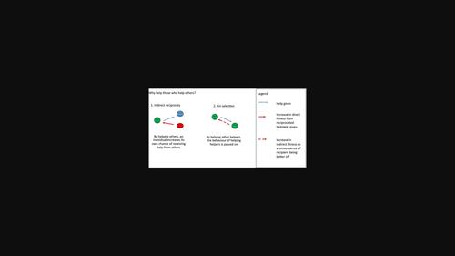 Helping those who help others: The roles of indirect reciprocity and relatedness