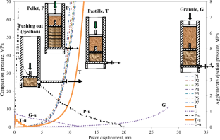 Pressure agglomeration of raw, milled and cut-milled pine and poplar shavings: assessment of the compaction process and agglomerate strength