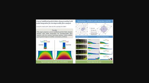 A novel stabilized nodal integration formulation using particle finite element method for incompressible flow analysis