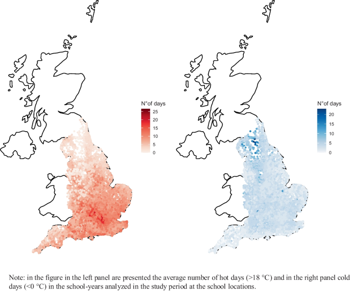 Temperature and school absences: evidence from England