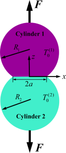 Adhesion Performances Between Two Orthotropic Solids Influenced by Temperature Increment