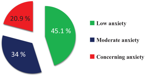 Perceived stress and anxiety among medical students at Helwan University: A cross-sectional study.