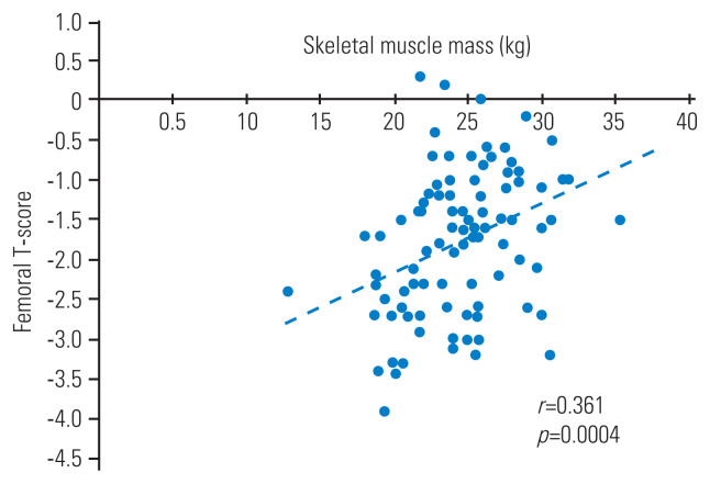 Association between Osteoporosis and Skeletal Muscle Mass in Men.