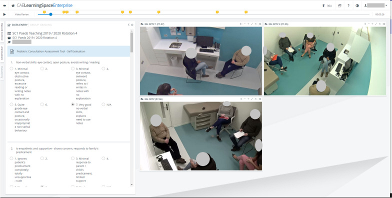 A comparative analysis of student, educator, and simulated parent ratings of video-recorded medical student consultations in pediatrics.