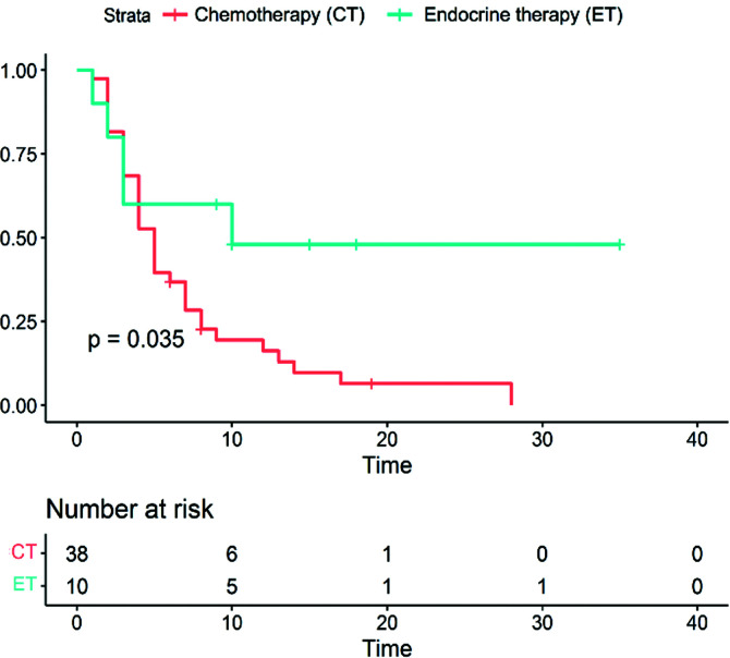 Efficacy and activity of treatments after progression from palbociclib plus endocrine therapy in patients with HR<sup>+</sup>/HER2<sup>-</sup> metastatic breast cancer: a prospective, monocentric study.
