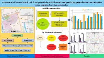 Assessment of human health risk from potentially toxic elements and predicting groundwater contamination using machine learning approaches