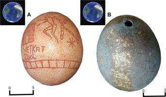 Spatial and temporal trends in the distribution of engraved eggshell fragments: A comparative view from the Holocene archaeological record of southern Africa and southern South America