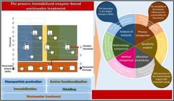 Environmental perspective of an enzyme-based system for the removal of antibiotics present in wastewater