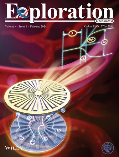 Frontispiece: Viscoelastic blood coagulation testing system enabled by a non-contact triboelectric angle sensor (EXP2 1/2024)