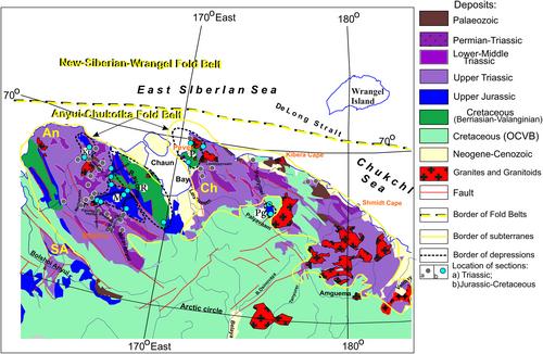 Gravity flow deposits in Mesozoic sediments of Chukotka microplate (North-East Russia)