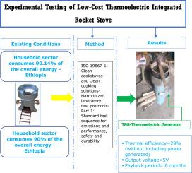 Experimental evaluation of low-cost thermoelectric integrated rocket stove