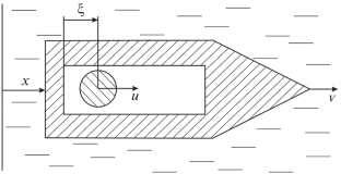 Optimization of Motion of a Body with Internal Mass under Quadratic Resistance