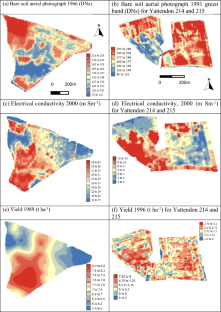 Soil sampling and sensed ancillary data requirements for soil mapping in precision agriculture I. delineation of management zones to determine zone averages of soil properties