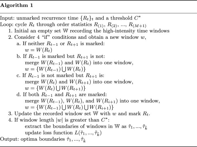 An encoding approach for stable change point detection