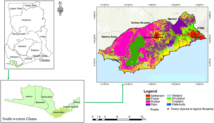 Participatory and Spatially Explicit Assessment to Envision the Future of Land-Use/Land-Cover Change Scenarios on Selected Ecosystem Services in Southwestern Ghana.