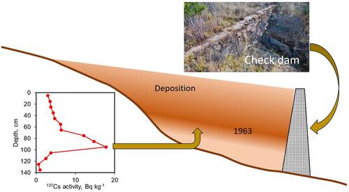 Determining sediment deposition dynamics influenced by check dams in a semi-arid mountainous watershed