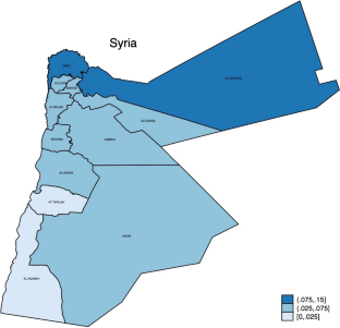 Refugee influx and school enrollment among native youths in Jordan