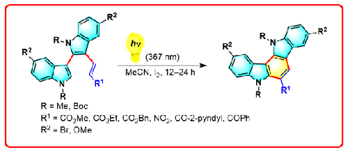 Synthesis of Racemosin B and Its Analogues by a Photochemical Cyclization