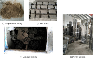 Bond Behavior of Concrete-Filled Steel Tube with Molybdenum Tailing