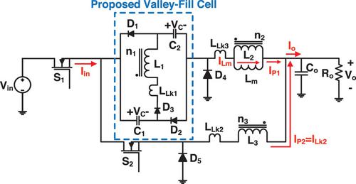 Very high step-down coupled inductor two-phase buck converter with single magnetic element and inherent clamp voltage capability