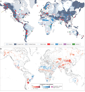 Arsenic and other geogenic contaminants in global groundwater