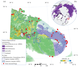 Dynamics of Palsa Mires of the Kola Peninsula as a Marker of Climate Change in the Arctic