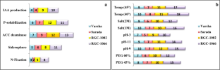 Endophytic bacilli from Cyamopsis tetragonoloba (L.) Taub. induces plant growth and drought tolerance.