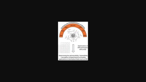 One Step Superparamagnetic Iron Oxide Nanoparticles by a Microwave Process: Optimization of Microwave Parameters with an Experimental Design