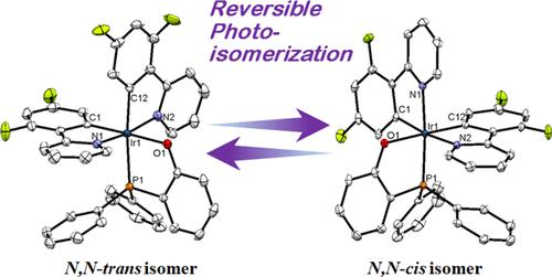 Heteroleptic C^N Cyclometalated Iridium Complexes Enabling Photochemical Isomerization To Remarkably Enhance Luminescent Performance Using 2-(Diphenylphosphino)phenol Auxiliary Ligand