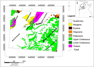 Mapping subsurface structural lineaments using the tilt angle map from gravity gradient data and Euler deconvolution, Lakouat–Aksab region, Northwestern Tunisia