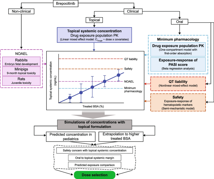 Pharmacokinetic Profile of Brepocitinib with Topical Administration in Atopic Dermatitis and Psoriasis Populations: Strategy to Inform Clinical Trial Design in Adult and Pediatric Populations.