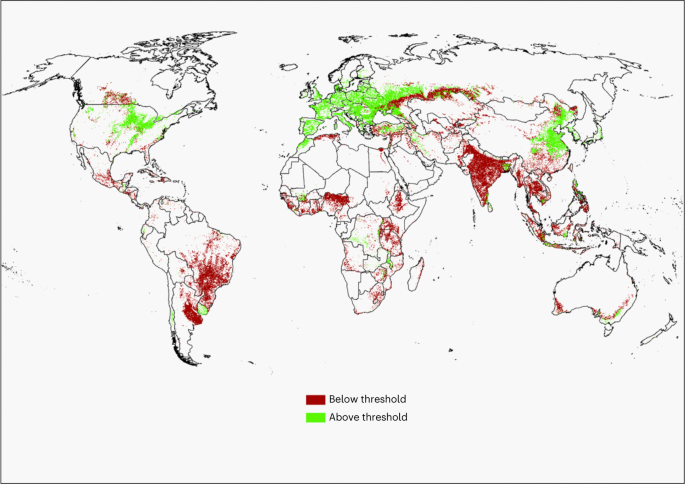 Phosphorus applications adjusted to optimal crop yields can help sustain global phosphorus reserves