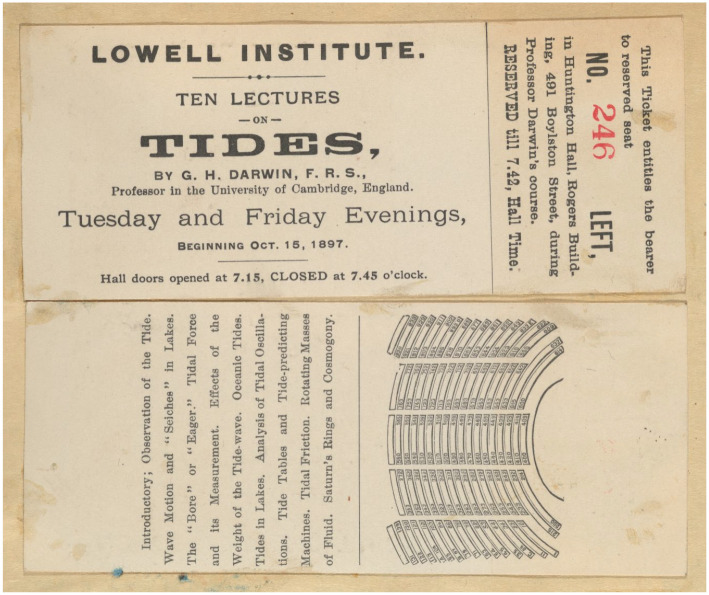 George Howard Darwin and the "public" interpretation of <i>The Tides</i>.