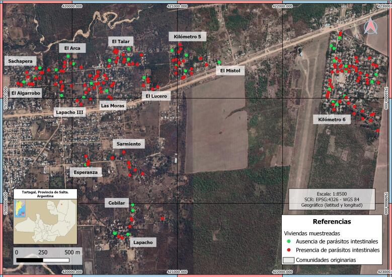 Intestinal parasites in children from native communities of Salta, Argentina.