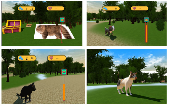 A Smartphone-Gamified Virtual Reality Exposure Therapy Augmented With Biofeedback for Ailurophobia: Development and Evaluation Study.