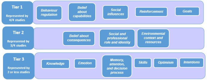 A systematic review of Behaviour Change Interventions to improve exercise self-efficacy and adherence in people with Parkinson's disease using the Theoretical Domains Framework.