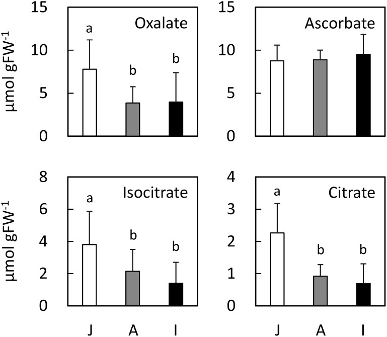 Metabolic diversity analysis and genome wide assessment of oxalate accumulation in the leaves of rice (<i>Oryza sativa</i>) cultivars.
