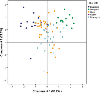 Determination of abundance and symbiotic effectiveness of native rhizobia nodulating soybean and other legumes in Rwanda.