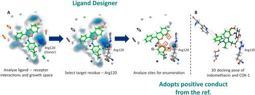 Precise cuts for tailoring chromene-phenyl COX inhibitors with Ligand Designer